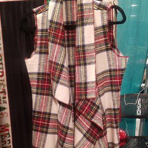 Plaid vest